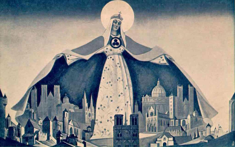 Madonna Protectrix by Nicholas Roerich. 1933
